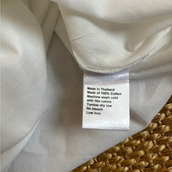 MOVING SALE - Carve Designs white cotton tunic bathing suit cover up size 8 - Picture 4 of 4